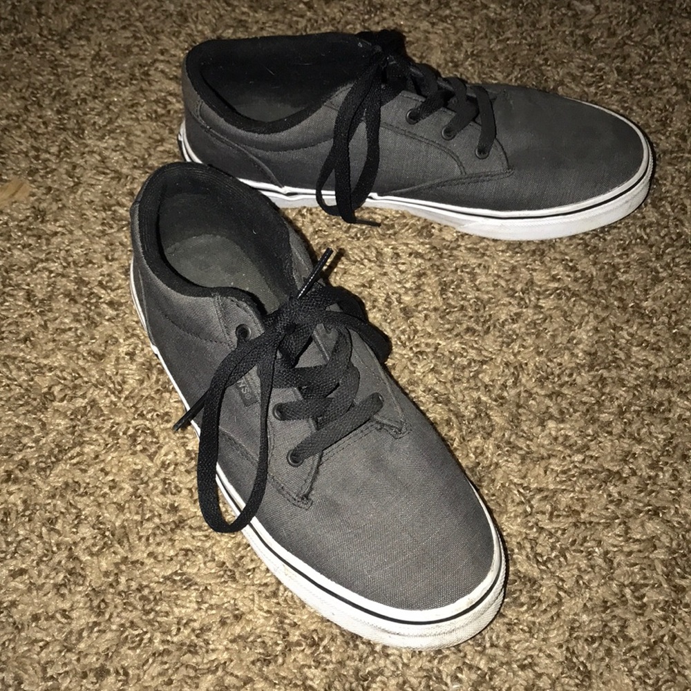 Black/dark gray vans